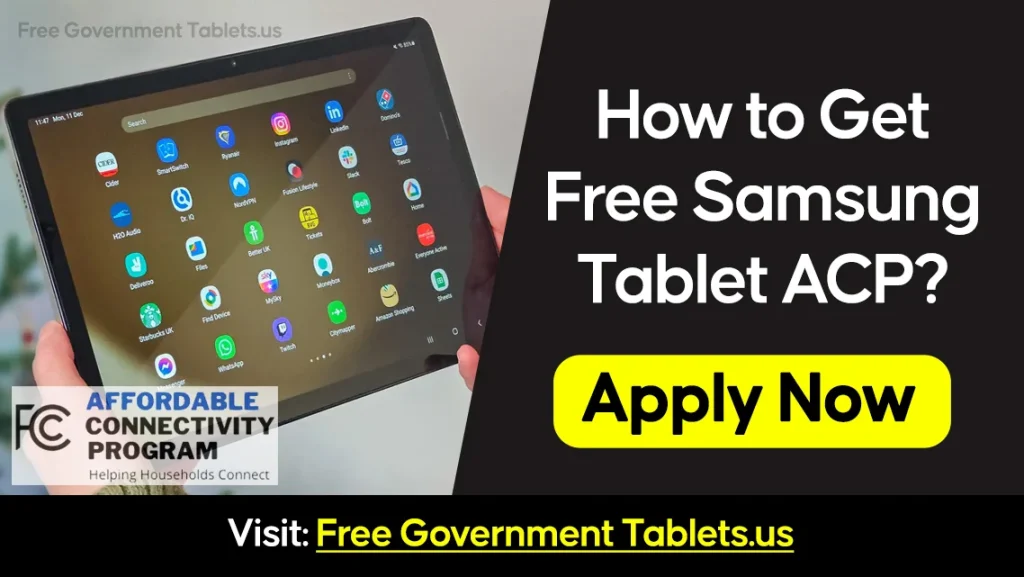 Free Samsung Tablet ACP